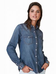 DS18: Ladies Denim Shirt