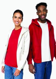 NS402: Unisex SUSTAINABLE Full Zip Hoodie