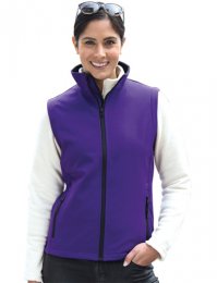 SS232F: Ladies Printable Soft Shell bodywarmer