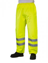 YK21: Hi-Viz Waterproof Overtrousers