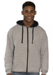 ZF3: Contrast Varsity Zip Hoodie