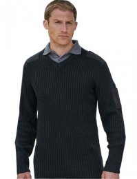 RX22: Acrylic V-Neck Security Sweater